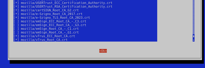 Removing trust for eMudhra certificates on Debian.