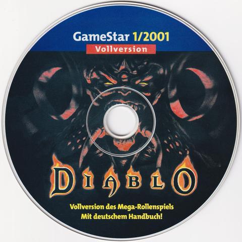 Die Heft CD 1/2001 der GameStar mit einer Vollversion von Diablo
