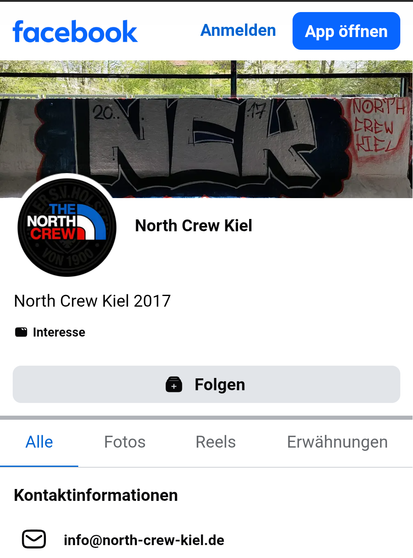 Screenshot des besagten Profils