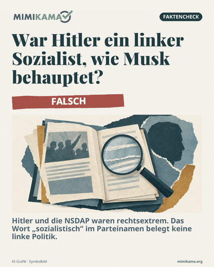 Musk behauptet, Hitler sei links gewesen: Das ist falsch